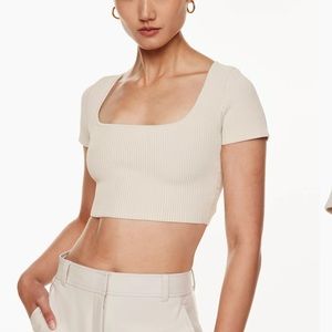 Babaton
Sculpt Knit Squareneck Top Matte Pearl - NWT